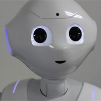 Pepper - SoftBank Robotics Robot. Photo by Alex Knight on Unsplash https://unsplash.com/photos/white-robot-near-brown-wall-2EJCSULRwC8 