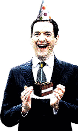Illustration George Osborne. Source: CentrePiece Raphael Whittle.
